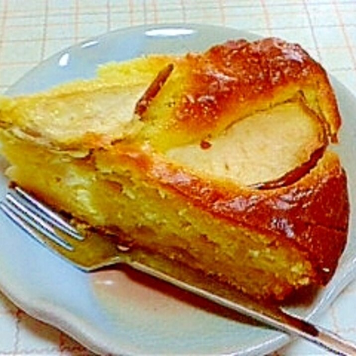 HMで超簡単♪りんごのタルトケーキ